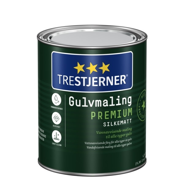 Trestjernes gulvmaling premium 0,68l