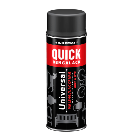 Quick spraylakk dempet sort